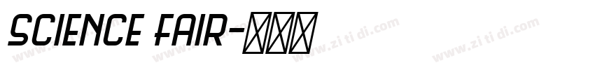 Science Fair字体转换
